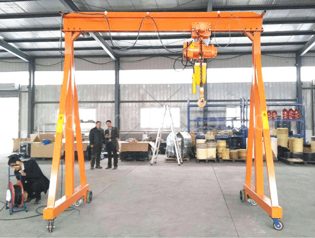 CỔNG TRỤC TAY ĐẨY (HAND PUSH PORTABLE GANTRY CRANE)